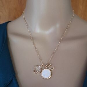 T Tahari C initial Necklace
